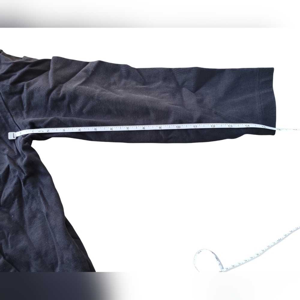 WOMEN'S Nike Full Zip Hoodie Black Wide Arms Size Medium ✨️HP✨️ - Picture 8 of 13